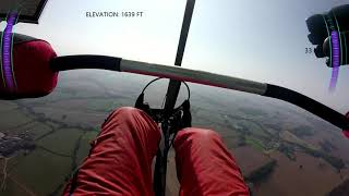 home made hang glider trike.