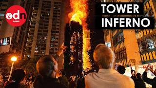 Deadly Fire Engulfs Tower Blocks 'Under Renovation' in Hong Kong