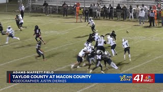 THE END ZONE HIGHLIGHTS: Macon County hosts Taylor County in our Game of the Week