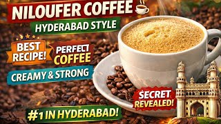 Hyderabad Famous Niloufer Coffee | Ghar Par Banao Bilkul Waisi Hi | Indian Cooking Live 