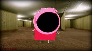 Pop peppa in the backrooms! Pop peppa pig family in backrooms!