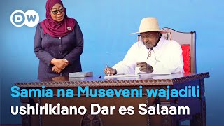 Samia na Museveni waweka mkakati mpya wa ushirikiano Dar es Salaam