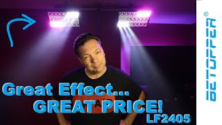 A Great DJ Light under $200 - 300W Matrix Beam Strobe FX light from Betopper.  LF2405