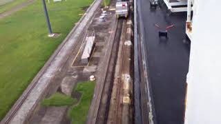 MS. Zuiderdam, Holland America Line, Crossing Panama Canal, 2013.