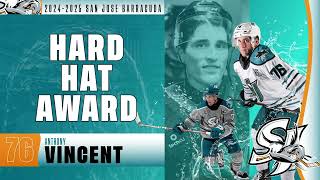 2024-25 Barracuda Team Awards - Anthony Vincent - Hard Hat Award