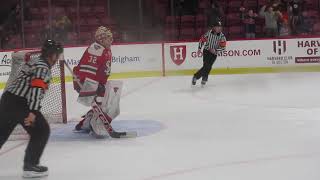 Harvard Hockey Wins 1-0 in Shootout Over St. Lawrence~Cam Johnson With The Game Winner 12/7/24