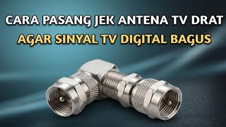 Cara Pasang F Connector Antena TV Digital !!!