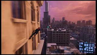 Swinging and Fighting Crime As Spider-Man