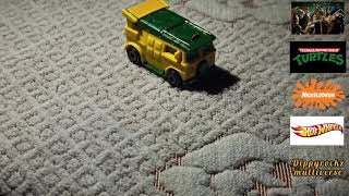 Teenage Mutant Ninja Turtles | Hot wheels | Party Wagon  | Stop Motion