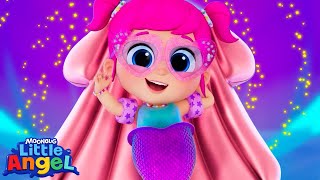 Mermaids Can Do Anything! 🧜‍♀️ Little Angel Nursery Rhymes and Kids Songs