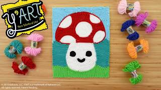 Cute Yarn Mishroom Craft! Yarn Crafts with Y'Art!