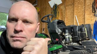 How to Remove Kohler Command Lawn Tractor Engine from John Deere L130 Step by Step Instructions