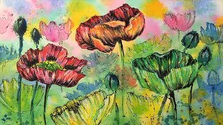 LIVE! Colorful Field of Poppies 12:30pm ET