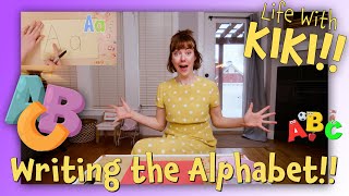 LIFE WITH KIKI - WRITING THE ALPHABET | VIDEOS FOR TODDLERS AND PRESCHOOLERS