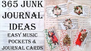 365 Ideas Quick & Easy Music Pockets & Cards DIY Junk Journal Ephemera Mass Make Scrapbooking Art