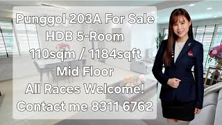 ⭐ HDB 5-Room For Sale @ Blk 203A Punggol Field ⭐