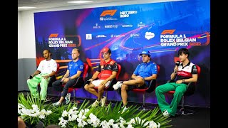 F1 Belgian 2022 | Drivers Thursday Press Conference | Leclerc, Alonso, Hamilton, etc