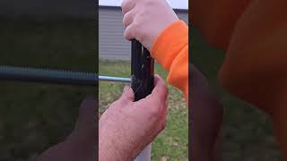 Purple Martin Gourds and installation. Shout out to Agway! DIY'er project with modifications.