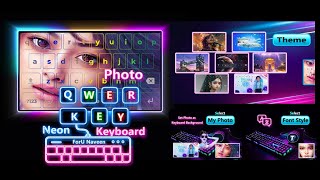 Neon Photo Keyboard LED Theme