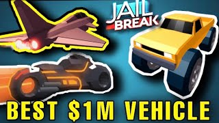Which is the best $1 million vehicle in Jailbreak | Roblox Jailbreak | AdaArm Gaming |
