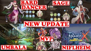 NEW UPDATE! UMBALA NIFLHEIM BARD DANCE SAGE! Ragnarok X Next Generation ROX