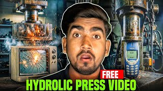 AI Hydraulic Press Crushing Videos Kaise Banaye | YouTube Viral Hydraulic Press AI Videos 