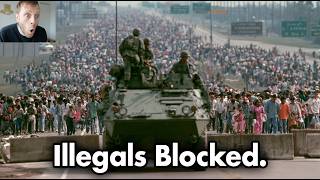 “INVASION” Convoy FLOODS Texas Highway… Marines BLOCKS Exits, DEPORT THEM ALL