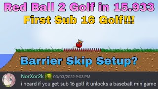 [FWR] Red Ball 2 Golf in 15.933 (Level 23 IL)