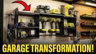 Best Garage Storage?  Heavy-Duty Tool Rack with Power Strip