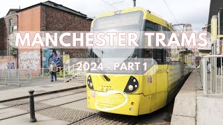 Manchester Metrolink Trams in 2024 - Part 1