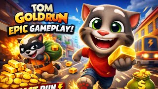 👉 Tom Gold Run Gameplay 😍 | Fast Run and Gold Collection #shorts #gameplay #trending 