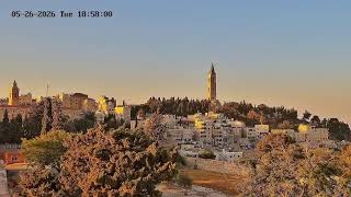 The Sky Jesus ascended & will return, the sacred Mount of Olives live. Witness Acts 1:11 fulfilled