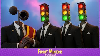 Siren Head & Traffic Light Head - Coffin Dance Meme⚡Season 5⚡(COVER)