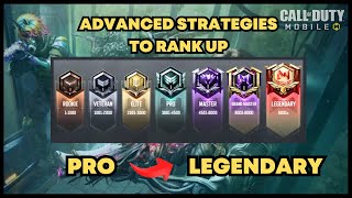 How to RANK UP From Pro to Legendary in Call of Duty Mobile! (ADVANCED LEVEL)