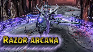 Dota 2 Razor Arcana - Voidstorm Asylum - The international 2022 Battlepass