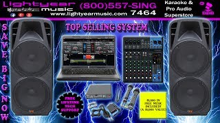 Powered Speakers | Wireless Mics | Mixer | Laptop with Music | Complete DJ System | Karaoke System ✅