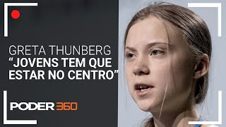 Greta Thunberg fala em painel de Davos: “A ciência e a voz dos jovens tem que estar no centro”