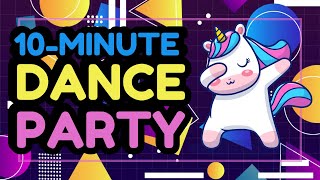 10-Minute Kids Dance Party | Follow-Along Dance Game for Elementary PE