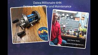 Daiwa Millionaire 6HN Fishing Reel Service and Maintenance Instructions to DIY Take apart & Repair