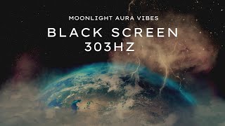 303Hz Soothing White Noise  l  BLACK SCREEN  l  10 Hours of Emotional & Creative Healing