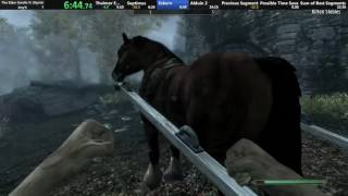 Skyrim Main Quest speedrun in 32:15 IGT