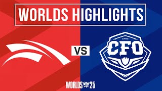 HLE vs CFO Highlights ALL GAMES | Worlds 2025 Swiss Stage | Hanwha Life Esports vs Flying Oyster