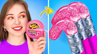 DIY Edible School Supplies! 🤯  Clever Ways to Sneak Snacks into Class by 123 GO! Infinity