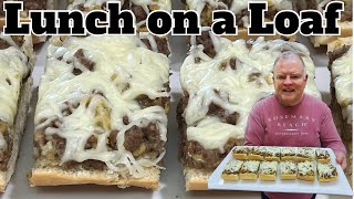 Lunch on a Loaf - Fun food perfect for an easy meal, game night, or snacks!