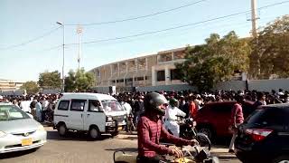 saylani welfare IT course test at national stadium huge crowd