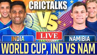 🔴 Cricket Live: IND vs NAM, World Cup, Live Cricket Scores, Commentary, 2nd Innings, Live Match