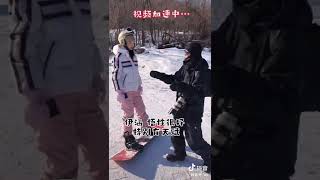Hậu trường buổi trượt tuyết Tôn Y Hàm | SunYihan | 孙伊涵