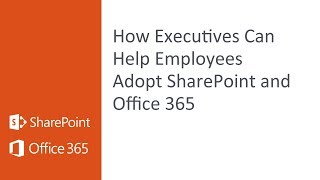 How Executives Can Help Employees Adopt SharePoint and Office 365