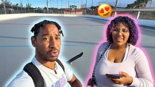 First Skate Date Since I Broke My Leg | Road to Recovery Day 8