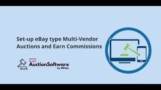 How to set-up eBay style multi-vendor  auctions?